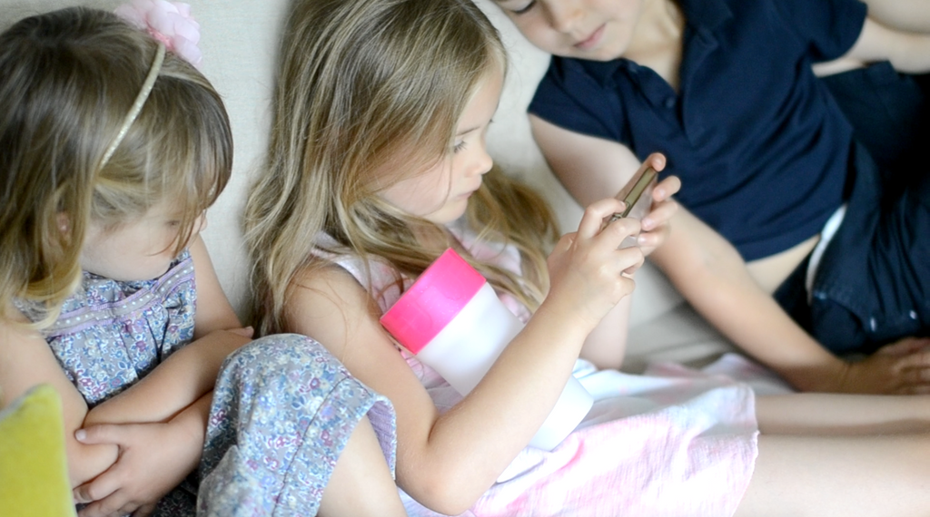 Little Litecup 250 Ml - Leuchtender Trinkbecher Mit Nachtlicht In Blau